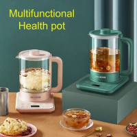 220V Health Pot Household Kettle Multifunctional Smart Electric Kettle High Borosilicate Glass Stewing Pot Teapot 1.8L