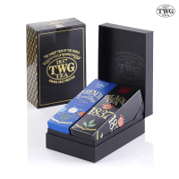 【TWG Tea】時尚茶罐雙入禮盒組 1837紅茶100g+法式伯爵茶100g(黑茶)