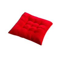1/2/5pcs Square Chair Cushion Seat Cushion With Anti-skid Strap Sofa Cushion Cushion Pillow Cushion For Home Office Car 40x40cm