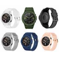 TPU Frame Shell Cover Wrist Watchband Protector For Huawei Watch GT 3/2 GT3/GT2 46mm Strap Sport Band Wristband Bumper Case