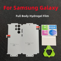 4pcs Full Body Hydrogel Film For Samsung Galaxy S24ultra Note20 Ultra HD Screen Protector For Galaxy S23 S22 S21 S20 Ultra S10