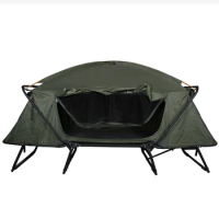 Canvas Off Ground Car Roof Tent Outdoor Aluminium Fold Fishing Camping Waterproof Tent Bed