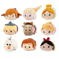 Disney Tsum Tsum Frozen Elsa Anna Queen Plush Toys Dolls Snow White Rapunzel Cinderella Alice Stuffed Plush Toys Gifts for Kids