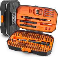 JOREST 24Pcs Precision ไขควงชุดชุดเครื่องมือพร้อม Torx T5 T6 T8 T9 T15 TriwingStar P5 Phillips PH00ฯ