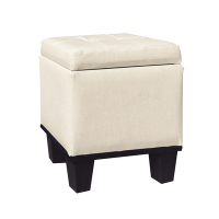 Boden-多莉絲貓抓皮革收納型化妝椅/方型椅凳/矮凳/小椅子(四色可選)-35x30x46cm