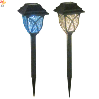 月陽超值2入歐風太陽能自動光控LED庭園燈草坪燈插地燈(EU43102)