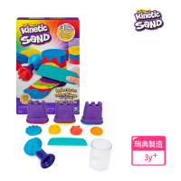 【Kinetic Sand 魔法動力沙】彩虹遊戲組383g(疫起居家防無聊)