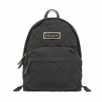【MARC JACOBS】簡約黑小香風菱格紋布料小後背包(M0016679-001)