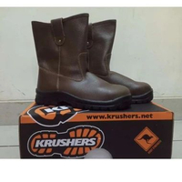 Krushers Safety Shoes KRUSHER Texas Coklat 44