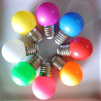 Bóng đa sắc 1w, 3w nhiều màu, bóng xoáy đui e27 trang trí rạp cưới, ,sân vườn, nhà hàng, quán cafe t