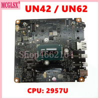 UN42 with 2957U CPU Motherboard For ASUS MINI VIVO PC UN62 UN42 Computer Mainboard Fully Tested OK