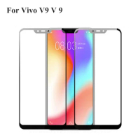 2PCS Ultra-Thin screen protector Tempered Glass For Vivo V9 V 9 full Screen protective For Vivo V9 V 9