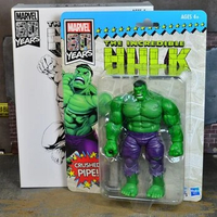 Original In Stock Marvel Legends 80th Anniversary Grey Hulk The Hulk Action Figure Model Doll Wolverine + Hulk Set Collect Gift