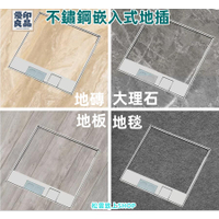 不銹鋼地面插 地板插座?嵌入式地插?地插座 純平全銅防水地插 大理石 瓷磚 地板 地毯 隱形地面插座 防水地插座特惠/免運 全館折扣 可開發票 售後保障 y5414