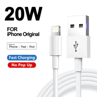 Kabel USB Pengecasan Pantas, untuk Apple iPhone X, XR, XS, 8, 7, 6S, 6 Plus, 13, 12, 11, Pro Max, SE