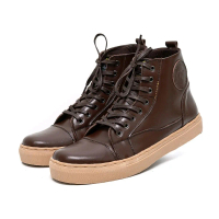 Sepatu Sneaker kulit Asli Pria Odon Cibaduyut,OC sajiwa  Hitam,Coklat,Tan . Boots Shoes