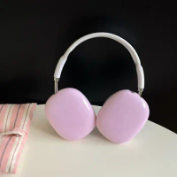 Solid Color Cute Suitable for Apple AirPods Max Protective Case Anti Drop Simple Earphone Case