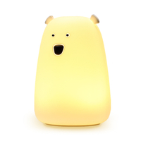 RONEVER 療癒矽膠造型夜燈-大白熊