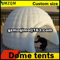 Newest Design White Inflatable Igloo Dome Tent balloon