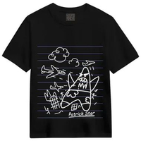 YOUNG G KAOS | Tanda Tangan PATRICK STAR - Regular Fit Putih L