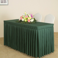 會議桌布桌套長方形臺布台裙酒店辦公展會活動長條桌布方桌罩