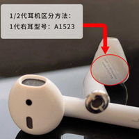 【爆款熱賣】單只耳機蘋果airpods左耳右耳單耳蘋果無線藍牙耳機一代補 配