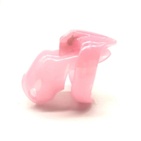 [PQHREUBJAFGHVKXJHAUYEV-IAKJFEHUVHBXTGAKEUV-RWAKJFHEUVBXKJA]Pink Resin HT V4 Male Chastity Device wi