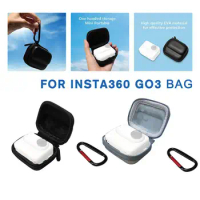 Mini Storage Bag Protective Carrying Case for Insta 360 GO 3 Camera Case with Carabiner EVA Material Effective Protection