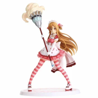 Judai Original Banpresto Anime Sword Art Online Alicization Asuna Maid World Ver SAO Yuuki Asuna PVC Figure Model Doll Toys