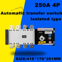 4P 250A 380V Dual Power Automatic transfer switch ATS Isolation type Circuit Breaker