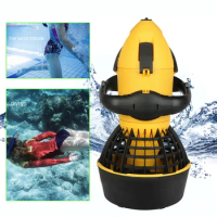 500W Electric Underwater Scooter Dual Speed Sea Waterproof Diving Propeller Pool Aqua Scooter Diving Sports Equipment for Ocean