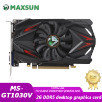MAXSUN GT1030V Transformers 2G D5 Gaming Discrete Graphics Card with VGA And HDMI Interface Suitable For PC Computers