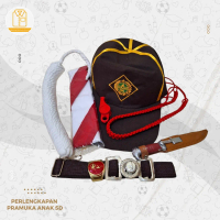 atribut pramuka sd komplit plut topi pramuka siaga putra Bordir