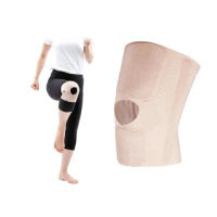 【海夫健康生活館】百力 Alphax 醫護超彈性 護膝固定帶 左右腳兼用 M號(AP-434184)