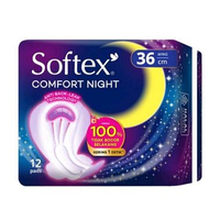 Softex Comfort Night 29Cm 18Pads, Softex Comfort Night 36Cm 12Pads, Softex Comfort Night 42Cm 8Pads