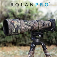 ROLANPRO Waterproof Lens Camouflage Coat for Nikon Z 600mm F4 TC VR S Lens Protective Sleeve Z600mm f4 lens Guns Case Rain Cover