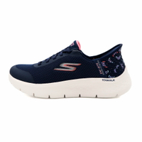 【全館滿額折】Skechers Go Walk Flex  藍白 網布 寬楦 厚底 休閒 運動 健走鞋 女款 J2584【新竹皇家124823WNVPK】