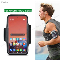 Running Gym Phone holder Pouch Case for POCO F3 M3 Pro X3 MFC X2 M2 F2 F1 Mi 11 Lite 10T Redmi Note 10 4G 5G Arm band on Hand