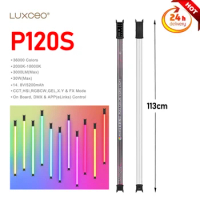 LUXCEO P120S LED RGB Video ice Light Tube Stick 2000~10000K 3000LM Max 30W APP/DMX Control for Studio Light Painting TIKTOK