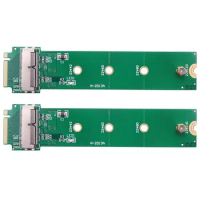 2X Ssd to M.2 Ngff Adapter Converter Card for 2013 2014 2015 Apple Macbook Air Mac Pro Ssd