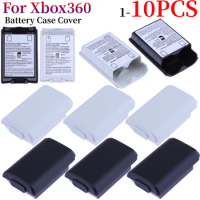 1-10pcs AA Battery Back Cover For Xbox 360 Wireless Controller Battery Case Cover For Xbox360 Gamepad Joystick Game Accessory