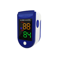 【FJ】LED指夾式居家運動血氧心率測量儀AD901(家中必備)