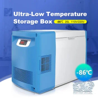 -86℃/20L Ultra-low Temperature Storage Box Ultra Congelador Portable Lab Freezer Mini Fridge