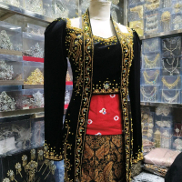 Kebaya Bludru  Kutubaru Ekor Model MERAK SR