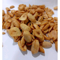 kacang bali kasiari/500g kacang besar goreng Camilan kacang sangrai goreng kacang rasa bawang goreng