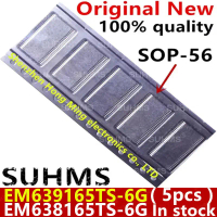 ชิปเซ็ต SOP 56 (5 ชิ้น): EM639165TS 6G, EM638165TS 6G, EM639165TS 6G, EM638165TS 6G