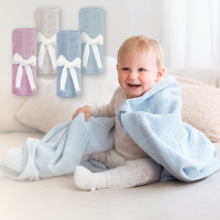 奇哥 純棉洞洞毯 70x90cm (寶寶毯 嬰兒毯 四季毯 冷氣毯 涼被 小被被 蓋被 寶寶被毯)