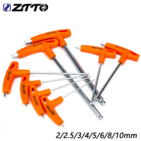 ZTTO Hex key Allen Wrench Hand Tool 2/2.5/3/4/5/6/8/10mm Universal Quick Snap Adapter 2 in1 Ball/Flat Head Chrome Vanadium Steel