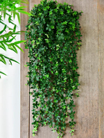 仿真招財葉子壁掛假樹葉花藤條裝飾塑料藤蔓植物綠植墻面吊籃綠葉 領券更優惠