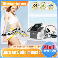 NEO Power 6500W Hi-emt Fat Burning And Muscle Building Beauty Machine With 4 Handles And Pelvic Stimulation Pad Optional
